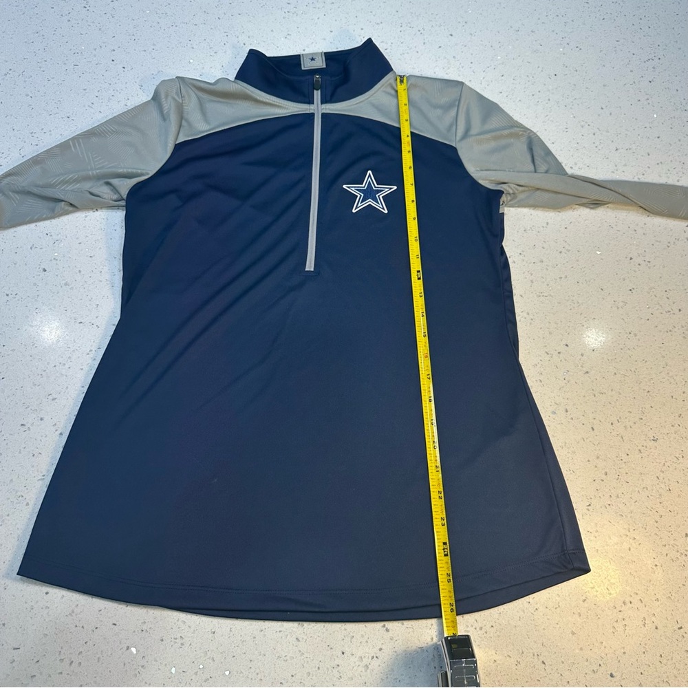 Dallas Cowboys Women’s Quarter Zip Pullover | Fanatics | Size M | GUC - Picture 7 of 8